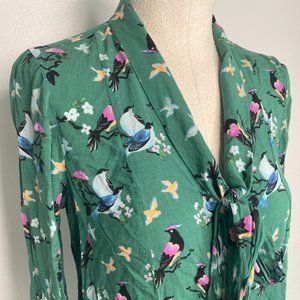 Anthropologie Conversations Birds Blouse 20 of 52